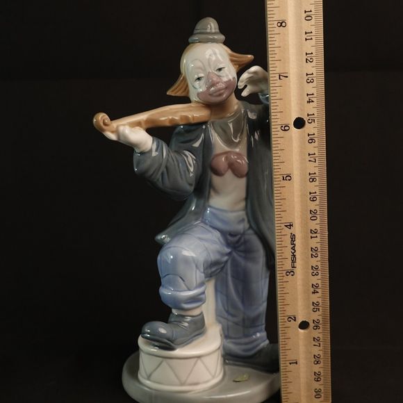 VTG Paul Sebastian Clown Porcelain Figurine Playing Violin Made In Mexico 1992 - Picture 10 of 16